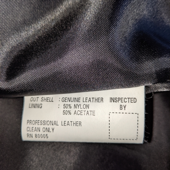 Men's Leather Coat - Picture 7 of 7